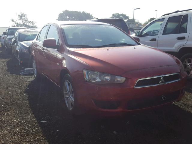 JA3AU26U38U036685 - 2008 MITSUBISHI LANCER ES RED photo 1