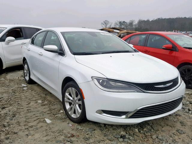 1C3CCCAB7GN113015 - 2016 CHRYSLER 200 LIMITE WHITE photo 1