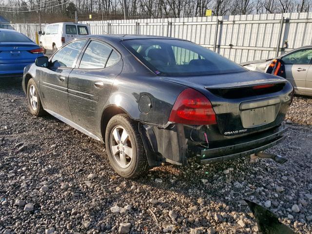 2G2WP552471205093 - 2007 PONTIAC GRAND PRIX BLACK photo 3