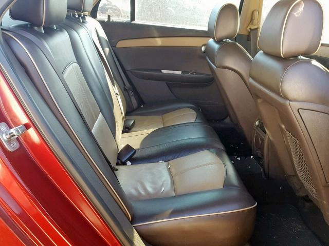 1G1ZK57728F280894 - 2008 CHEVROLET MALIBU LTZ წითელი ფოტო 6