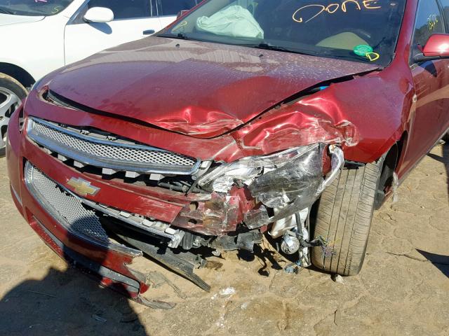 1G1ZK57728F280894 - 2008 CHEVROLET MALIBU LTZ წითელი ფოტო 9