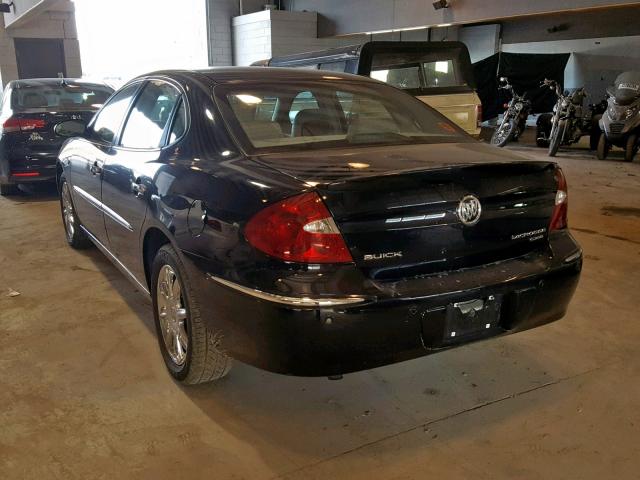 2G4WE567151214824 - 2005 BUICK LACROSSE C BLACK photo 3