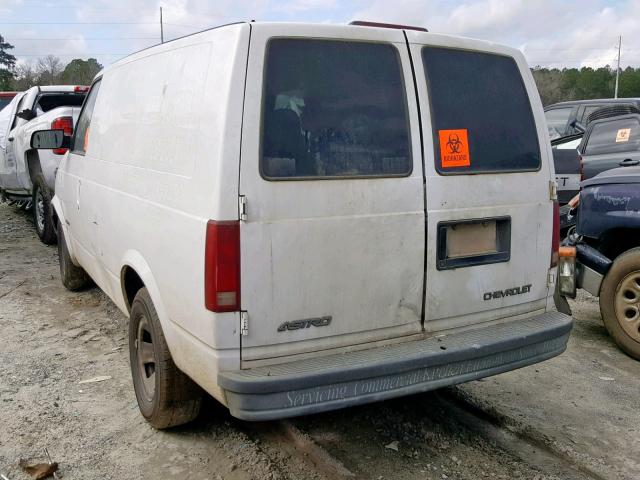 1GCDM19W41B119503 - 2001 CHEVROLET ASTRO WHITE photo 3