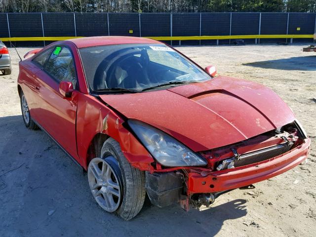 JTDDR32T310098765 - 2001 TOYOTA CELICA GT RED photo 1