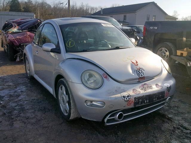 3VWCB21C01M459780 - 2001 VOLKSWAGEN NEW BEETLE Gümüş foto 1
