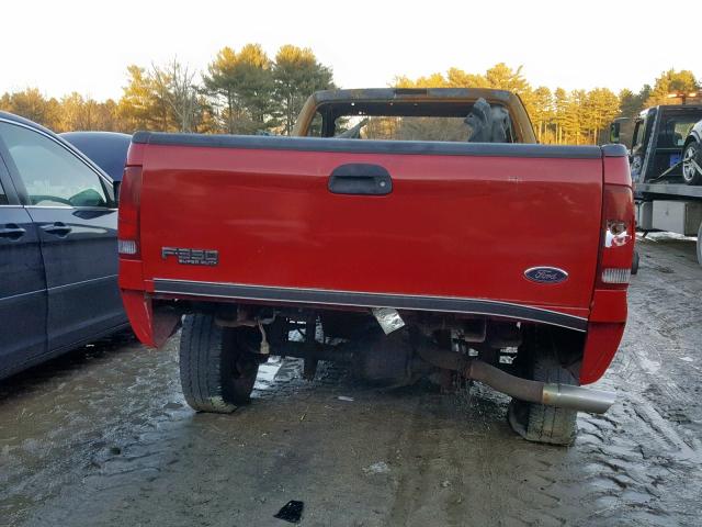 1FTSF31F5YEB18099 - 2000 FORD F350 SRW S RED photo 10