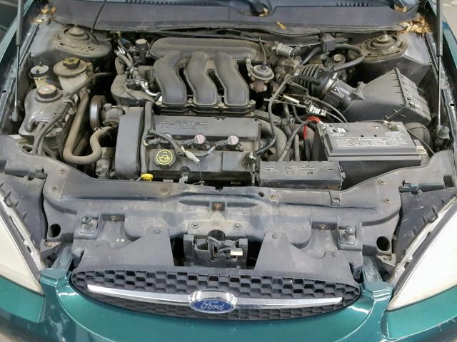 1FAFP56S3YG128317 - 2000 FORD TAURUS SEL GREEN photo 7