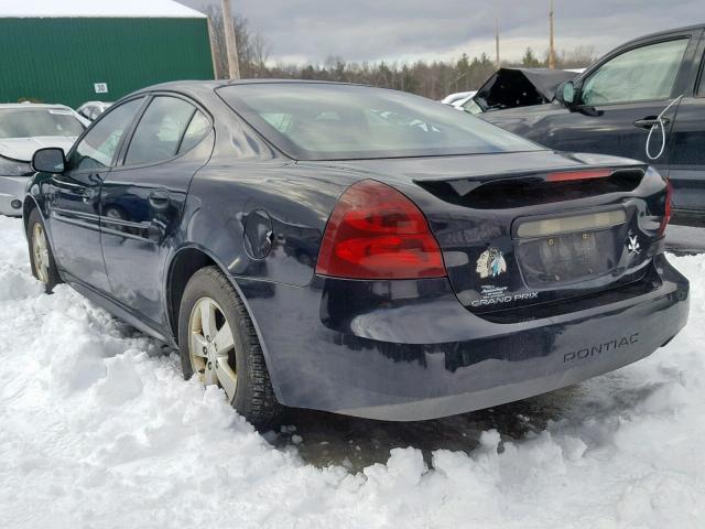 2G2WP552981106576 - 2008 PONTIAC GRAND PRIX BLACK photo 3