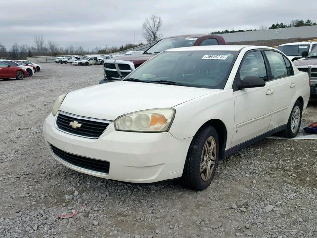 1G1ZS58N17F234047 - 2007 CHEVROLET MALIBU LS WHITE photo 2