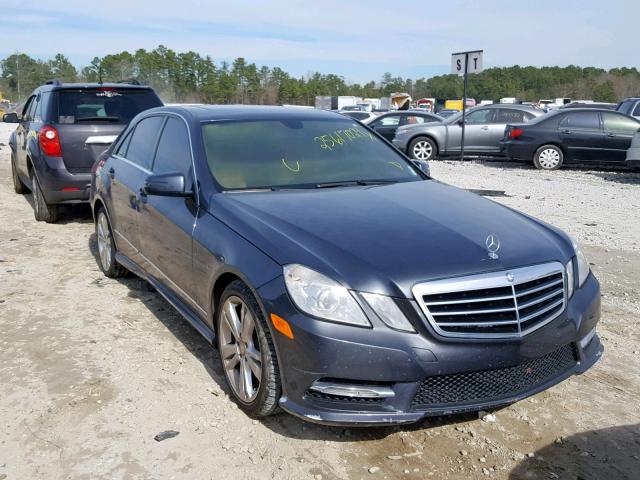 WDDHF5KB6DA722110 - 2013 MERCEDES-BENZ E 350 GRAY photo 1