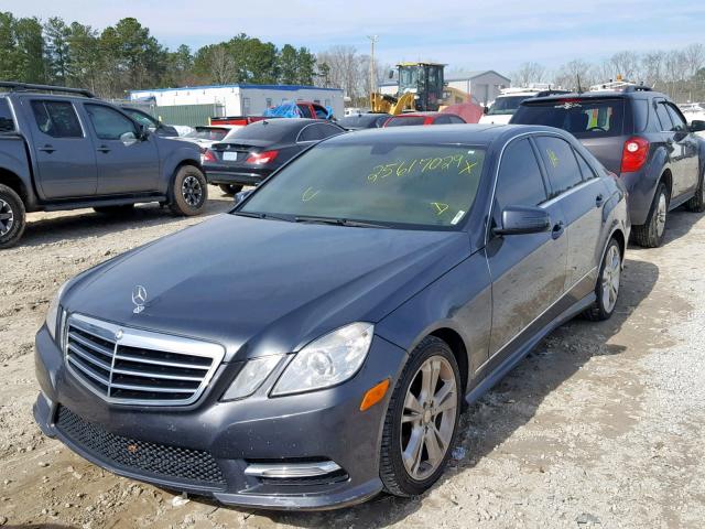 WDDHF5KB6DA722110 - 2013 MERCEDES-BENZ E 350 GRAY photo 2