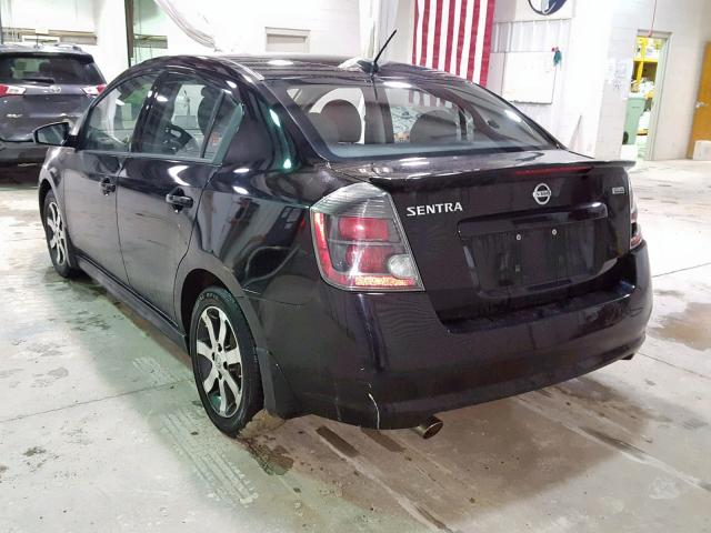 3N1AB6AP1BL730666 - 2011 NISSAN SENTRA 2.0 BLACK photo 3