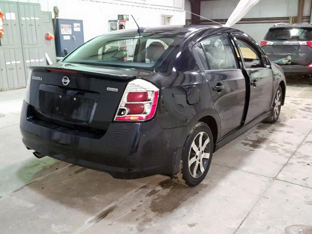 3N1AB6AP1BL730666 - 2011 NISSAN SENTRA 2.0 BLACK photo 4