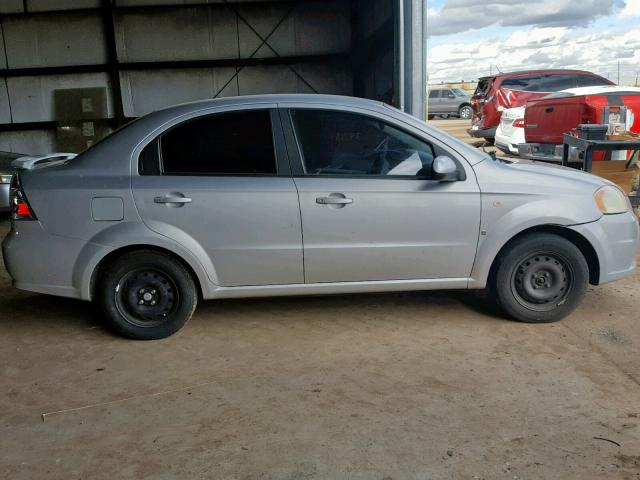 KL1TD56668B092099 - 2008 CHEVROLET AVEO BASE ნაცრისფერი ფოტო 9