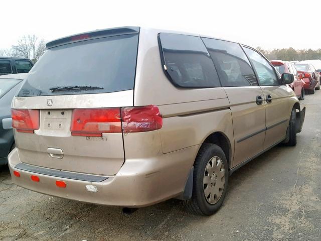 2HKRL1853XH509002 - 1999 HONDA ODYSSEY LX GOLD photo 4