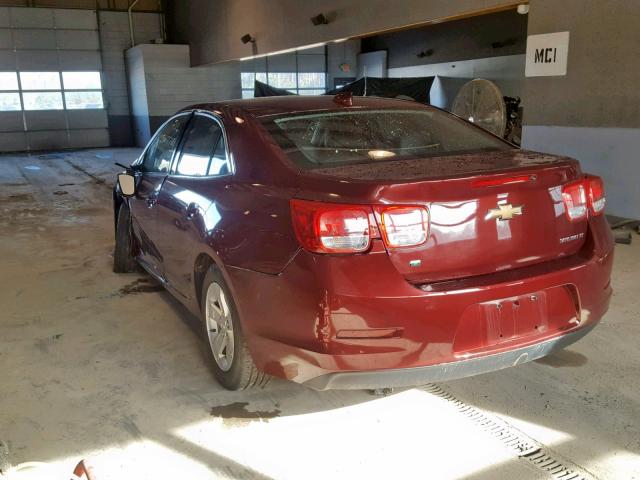 1G11C5SL4FF276289 - 2015 CHEVROLET MALIBU 1LT BURGUNDY photo 3