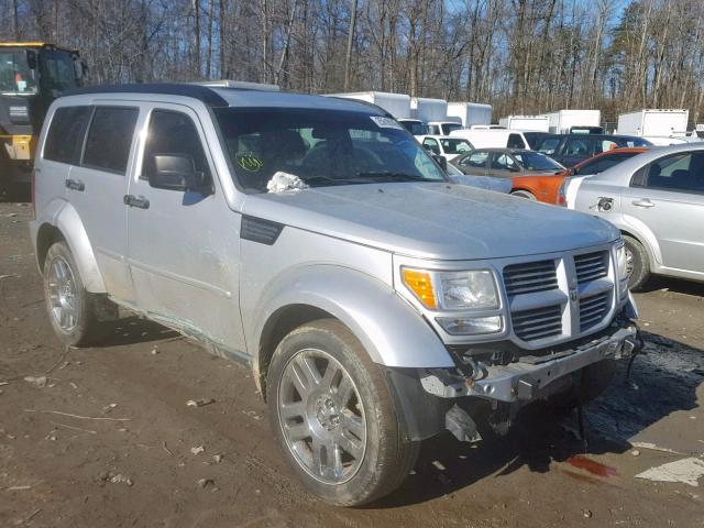 1D4PU4GK5BW590524 - 2011 DODGE NITRO HEAT SILVER photo 1