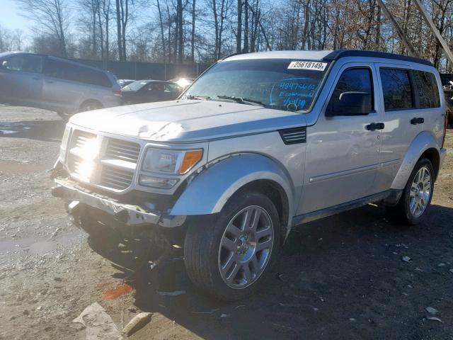 1D4PU4GK5BW590524 - 2011 DODGE NITRO HEAT SILVER photo 2