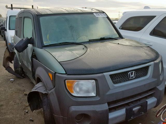 5J6YH28605L023360 - 2005 HONDA ELEMENT EX GREEN photo 1