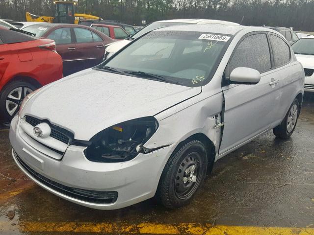 KMHCM3AC8AU164565 - 2010 HYUNDAI ACCENT BLU SILVER photo 2