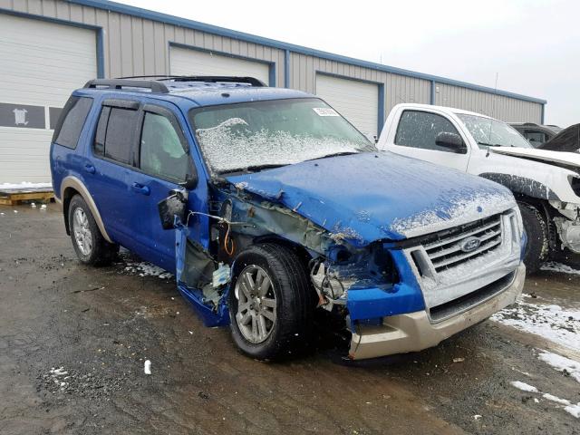 1FMEU7EE8AUA87160 - 2010 FORD EXPLORER E BLUE photo 1