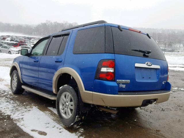 1FMEU7EE8AUA87160 - 2010 FORD EXPLORER E BLUE photo 3