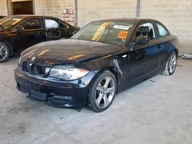 WBAUP7C56AVK77413 - 2010 BMW 128 I BLACK photo 2