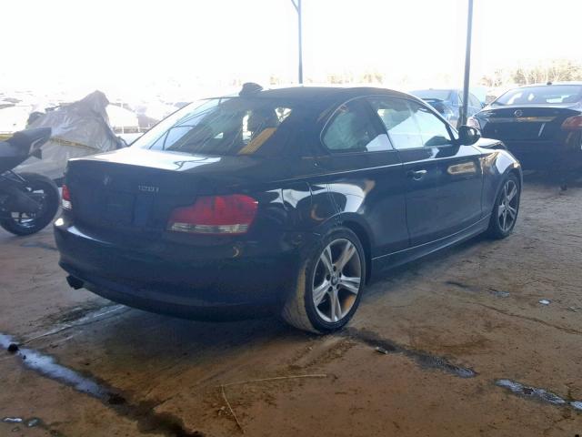 WBAUP7C56AVK77413 - 2010 BMW 128 I BLACK photo 4