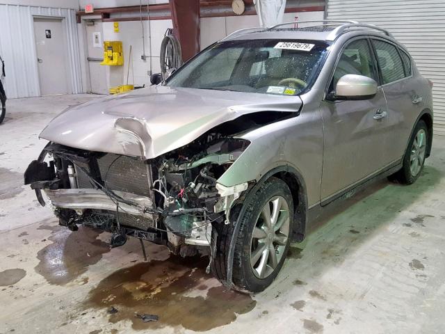 JNKAJ09F78M361270 - 2008 INFINITI EX35 BASE TAN photo 2