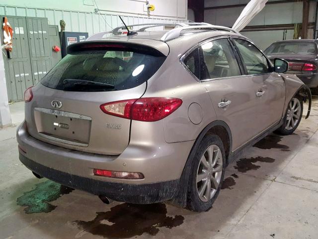 JNKAJ09F78M361270 - 2008 INFINITI EX35 BASE TAN photo 4