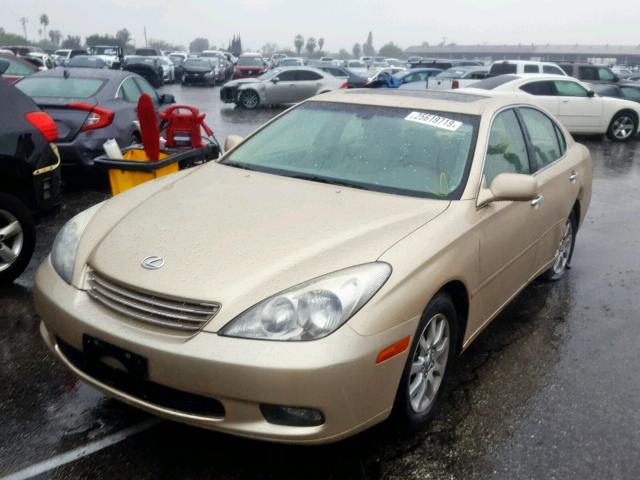 JTHBA30G740008380 - 2004 LEXUS ES 330 GOLD photo 2