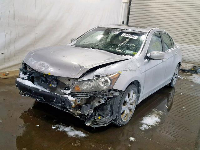 1HGCP26819A013723 - 2009 HONDA ACCORD EXL GRAY photo 2