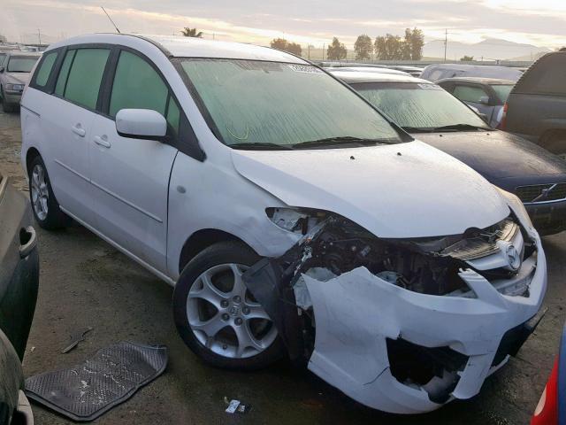 JM1CR29L290357415 - 2009 MAZDA 5 WHITE photo 1