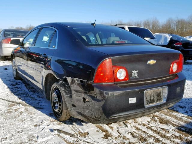 1G1ZB5EB9A4108449 - 2010 CHEVROLET MALIBU LS BLACK photo 3