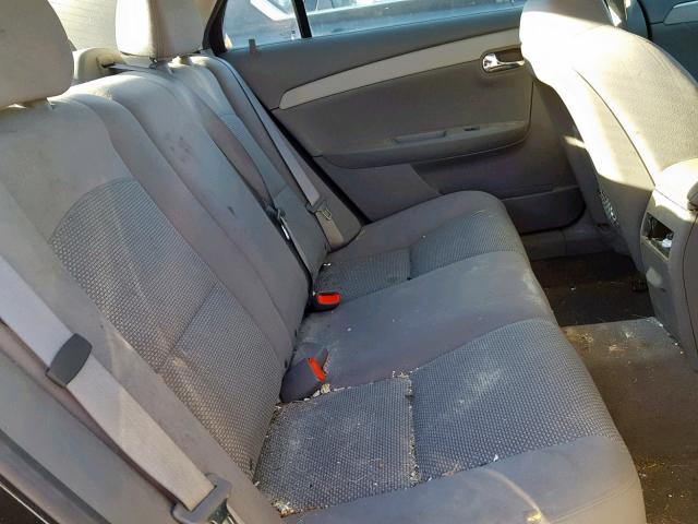 1G1ZB5EB9A4108449 - 2010 CHEVROLET MALIBU LS BLACK photo 6