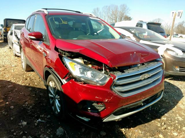 1FMCU9J96HUB64758 - 2017 FORD ESCAPE TIT RED photo 1