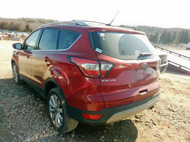 1FMCU9J96HUB64758 - 2017 FORD ESCAPE TIT RED photo 3