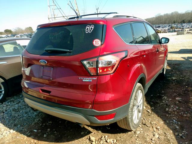 1FMCU9J96HUB64758 - 2017 FORD ESCAPE TIT RED photo 4