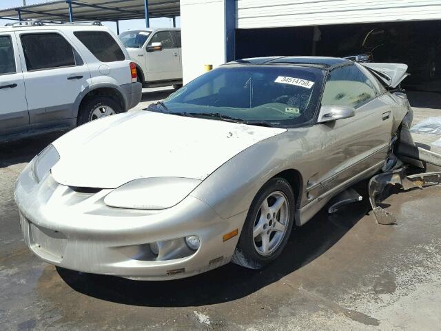 2G2FS22K312126338 - 2001 PONTIAC FIREBIRD GOLD photo 2