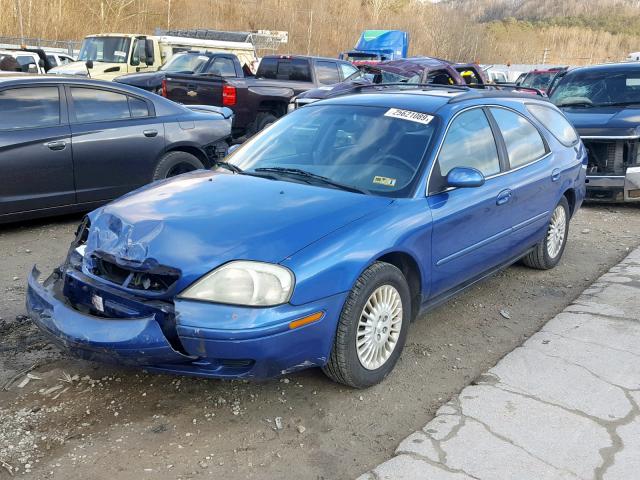 1MEFM58U03A610917 - 2003 MERCURY SABLE GS BLUE photo 2