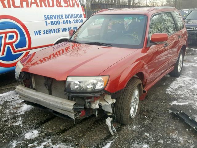 JF1SG66638G727208 - 2008 SUBARU FORESTER S 红色 照片 2