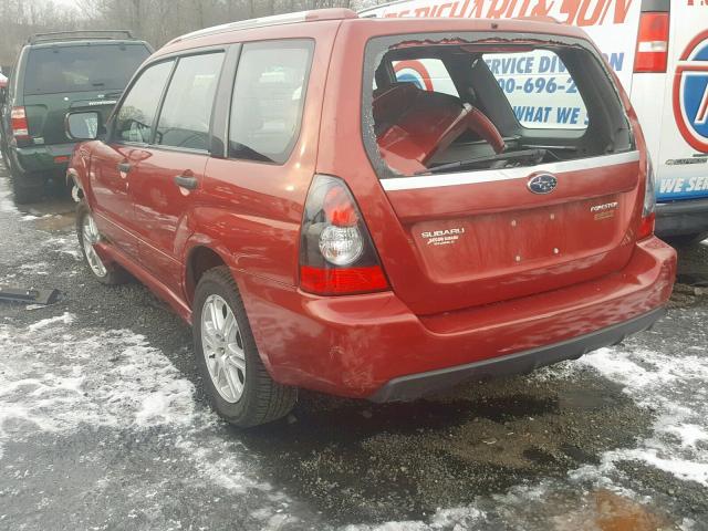 JF1SG66638G727208 - 2008 SUBARU FORESTER S 红色 照片 3