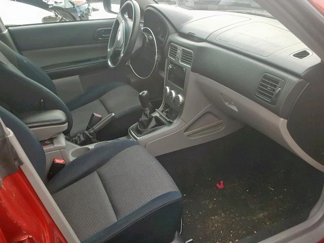 JF1SG66638G727208 - 2008 SUBARU FORESTER S 红色 照片 5