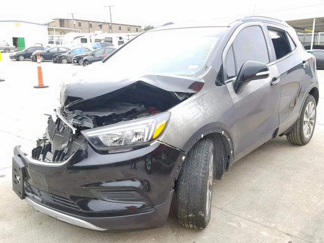 KL4CJASB9HB041073 - 2017 BUICK ENCORE PRE BLACK photo 2