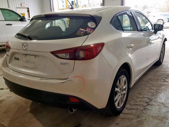 JM1BM1L78E1206647 - 2014 MAZDA 3 TOURING WHITE photo 4