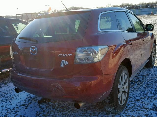 JM3ER29L570164222 - 2007 MAZDA CX-7 RED photo 4