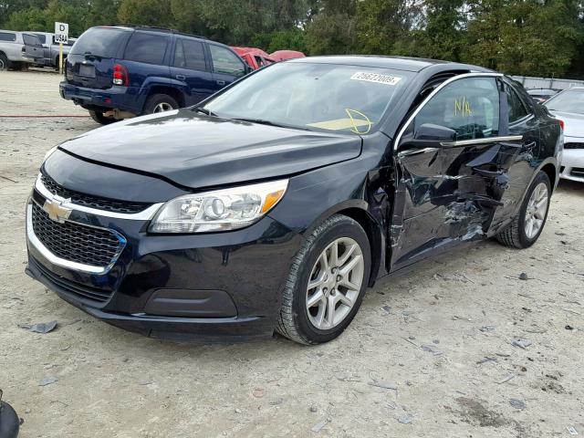 1G11C5SL0EF114545 - 2014 CHEVROLET MALIBU 1LT BLACK photo 2