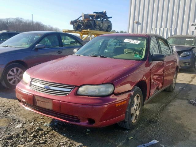 1G1ND52F54M699335 - 2004 CHEVROLET CLASSIC RED photo 2