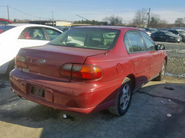 1G1ND52F54M699335 - 2004 CHEVROLET CLASSIC RED photo 4