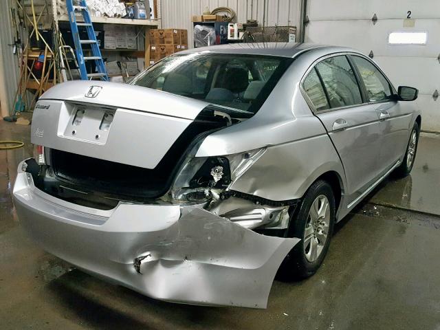 1HGCP26439A073435 - 2009 HONDA ACCORD LXP SILVER photo 4